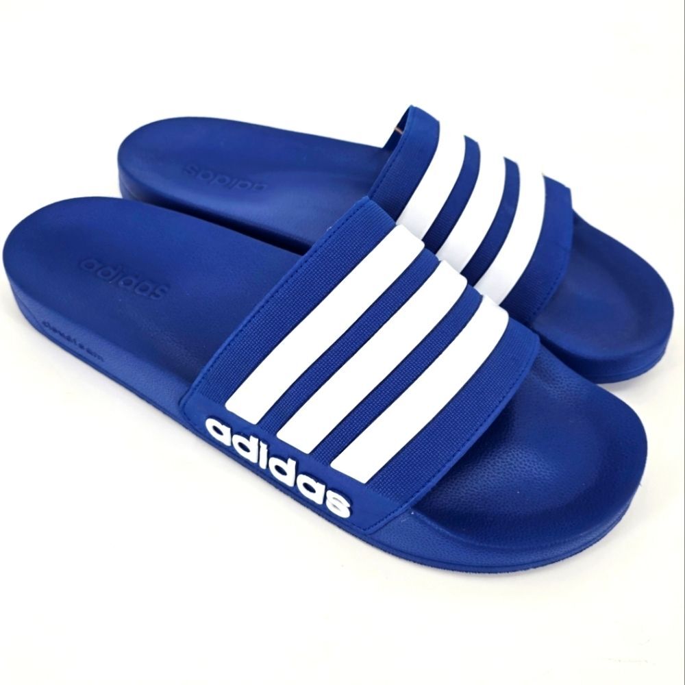 Adidas Adilette Royal Blue Slide Sandals Size 18